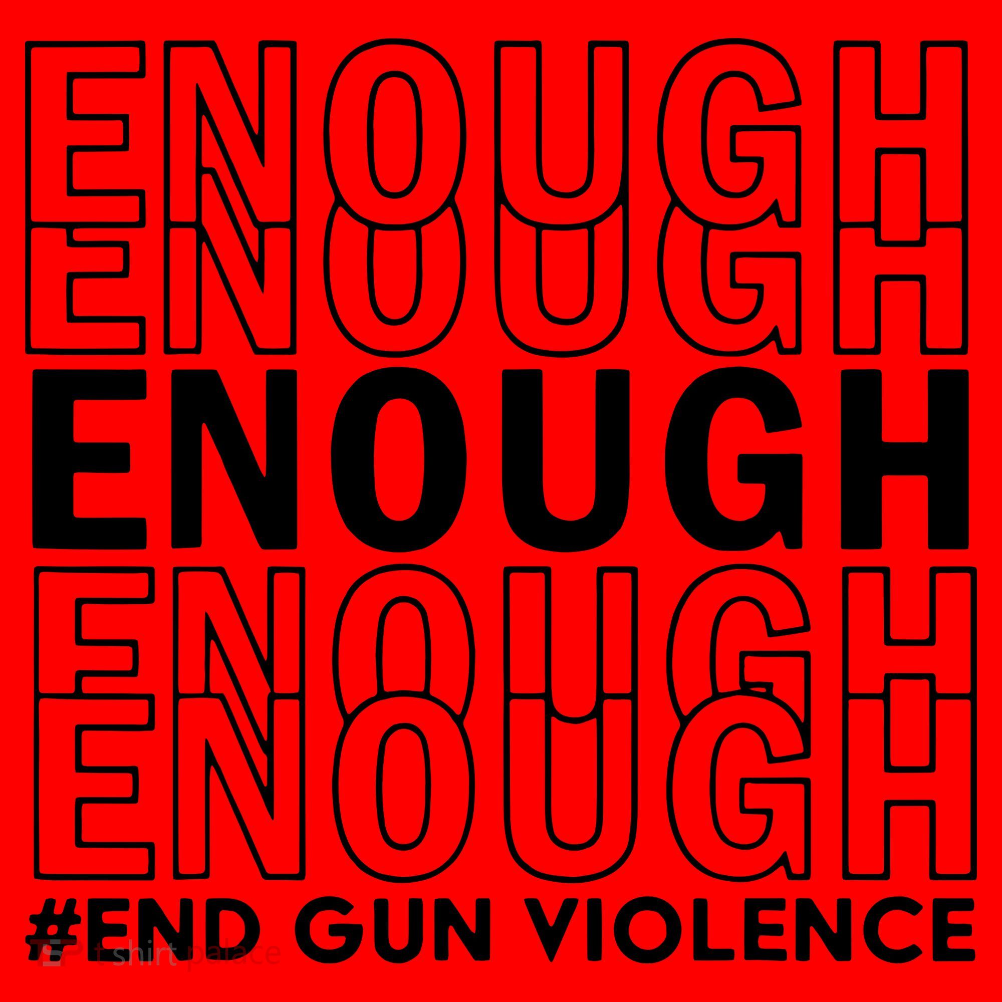 Enough End Gun Violence Awareness Day Wear Orange No To Violence Santa Hat