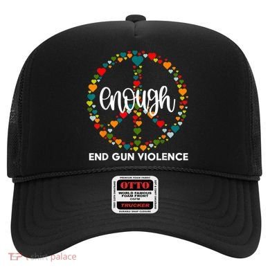 Enough End Gun Violence | Wear Orange Peace Sign Hat