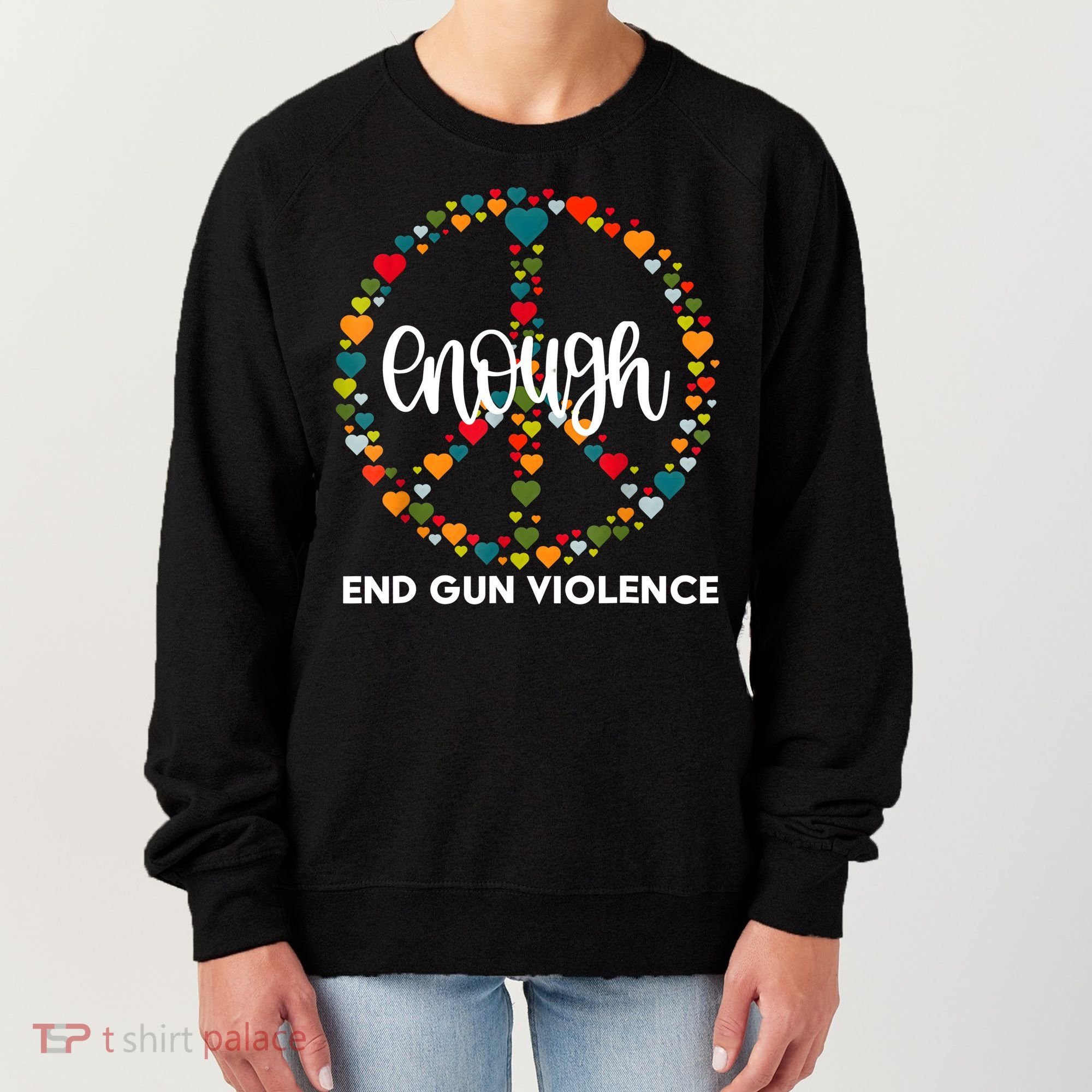 Enough End Gun Violence Awareness Day Wear Orange Women's Sweatshirt