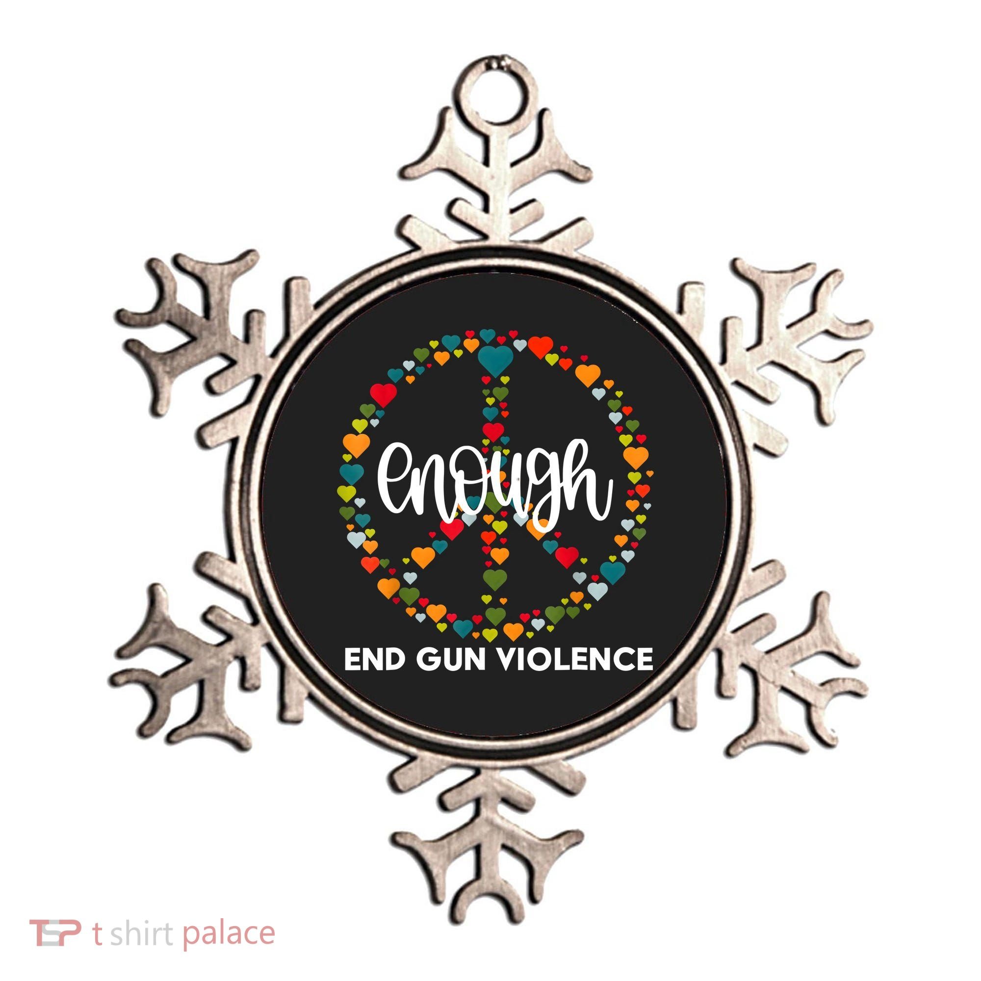 Enough End Gun Violence Awareness Day Wear Orange Ornament
