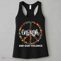 Enough End Gun Violence Awareness Day Wear Orange Women's Tank Top thumb 3