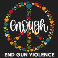 Enough End Gun Violence Awareness Day Wear Orange Golf Towel thumb 3