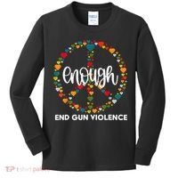 Enough End Gun Violence Awareness Day Wear Orange Kids Long Sleeve Shirt thumb 0