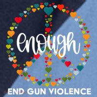 Enough End Gun Violence Awareness Day Wear Orange Raglan Baseball Sleeve Shirt thumb 2