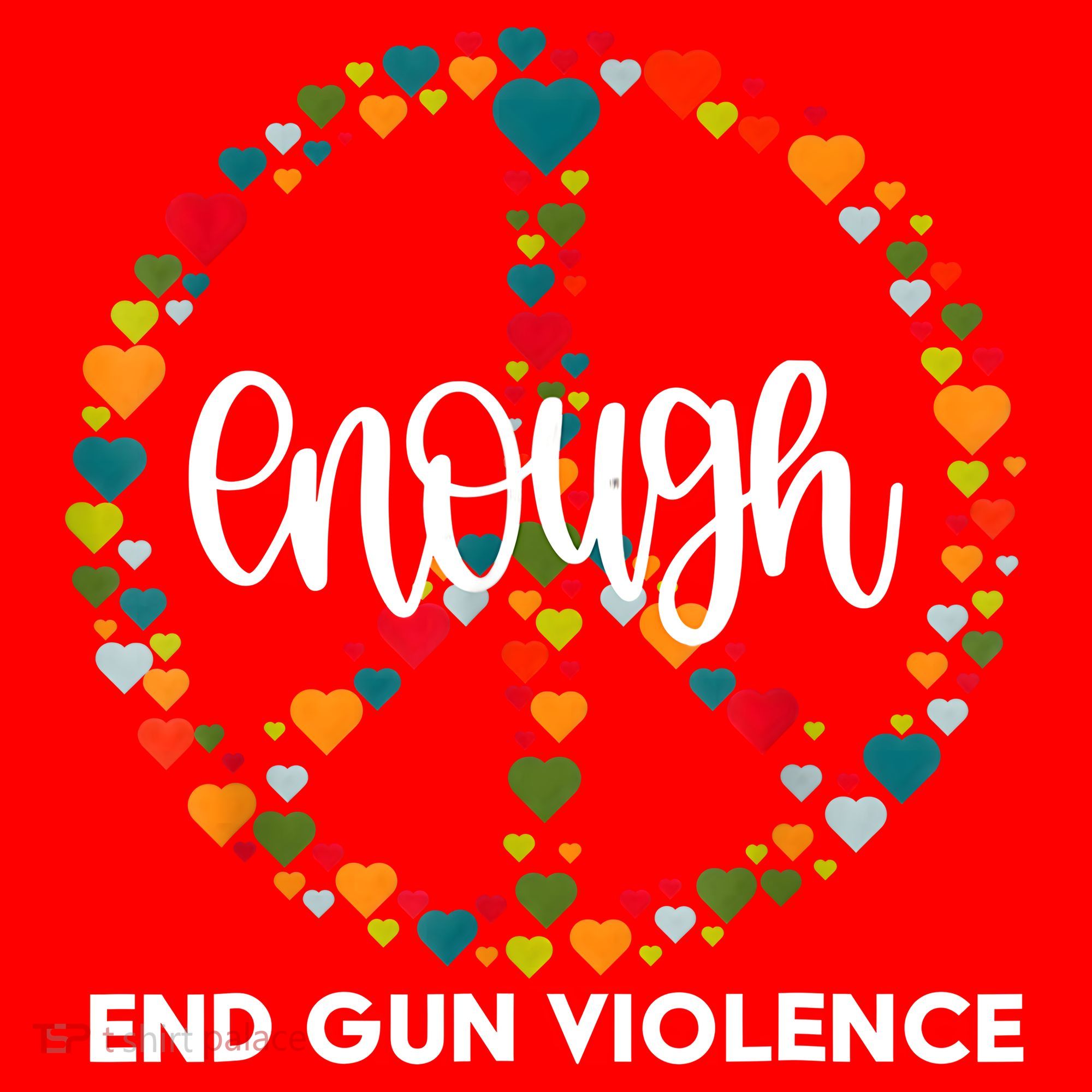 Enough End Gun Violence Awareness Day Wear Orange Santa Hat