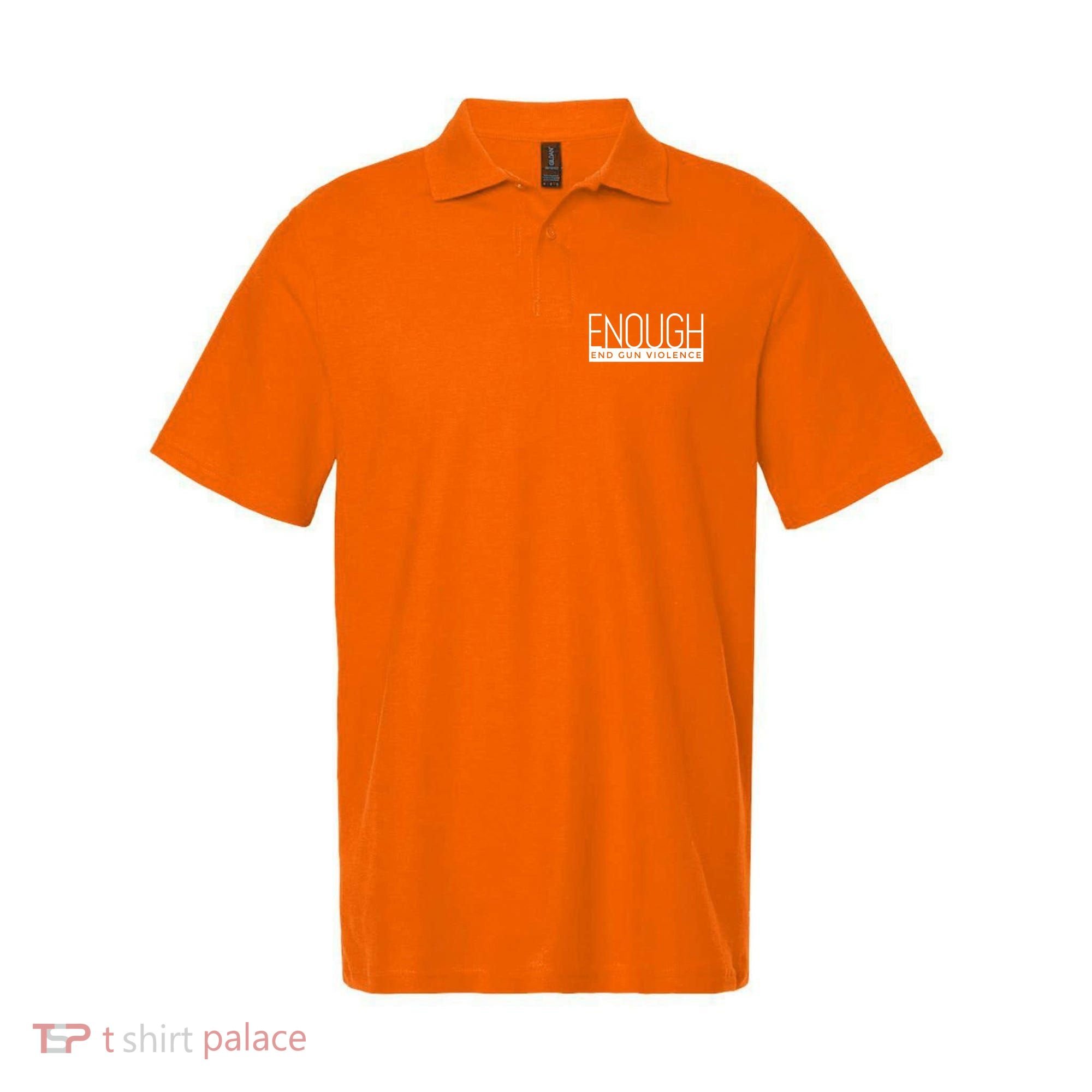 Enough End Gun Violence No Gun Awareness Day Wear Orange Polo