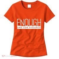 Enough End Gun Violence No Gun Awareness Day Wear Orange Women's T-Shirt thumb 0