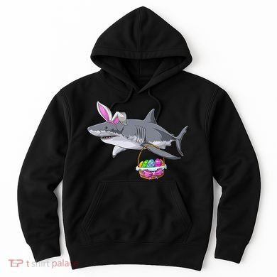 Easter Egg Hunt Shark Hoodie