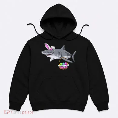 Easter Egg Hunt Shark Hoodie