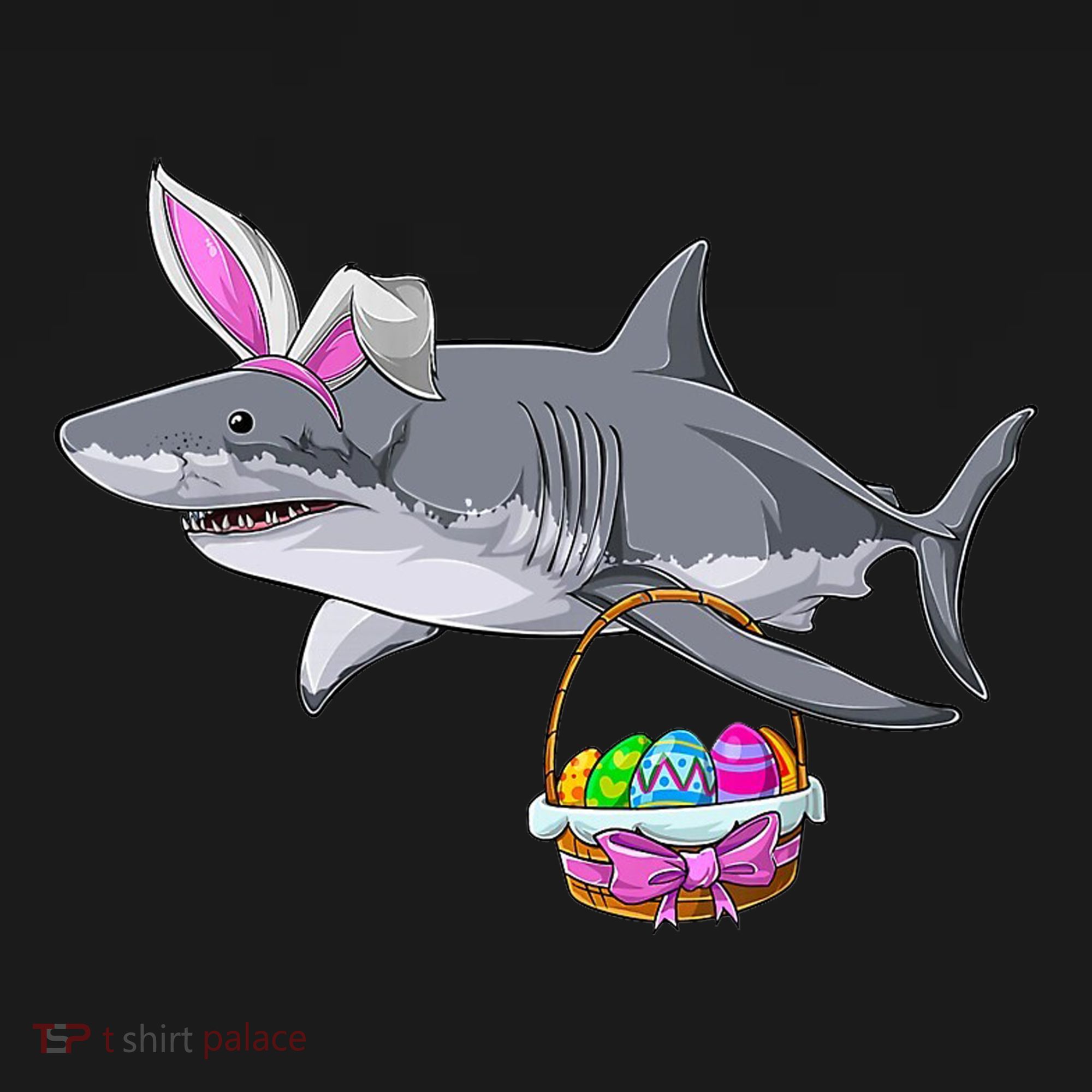 Easter Egg Hunt Shark Hoodie
