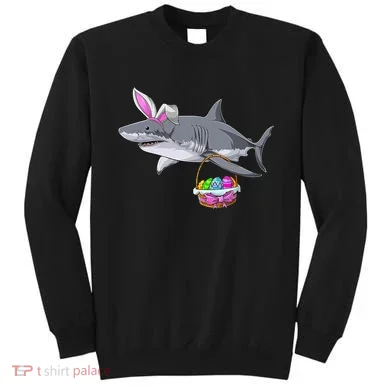 Easter Egg Hunt Shark Sweatshirt