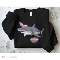 Easter Egg Hunt Shark Sweatshirt thumb 2