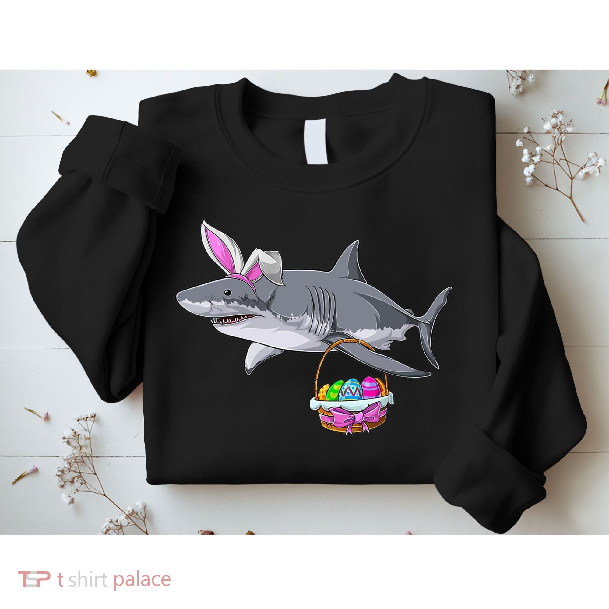 Easter Egg Hunt Shark Sweatshirt