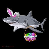 Easter Egg Hunt Shark Coaster thumb 2