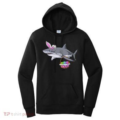 Easter Egg Hunt Shark Women's Hoodie