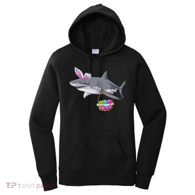 Easter Egg Hunt Shark Women's Hoodie