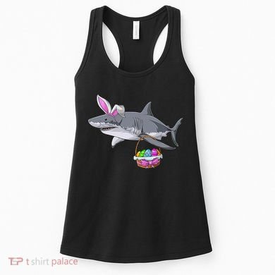 Easter Egg Hunt Shark Women's Tank Top