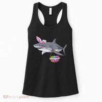 Easter Egg Hunt Shark Women's Tank Top thumb 0