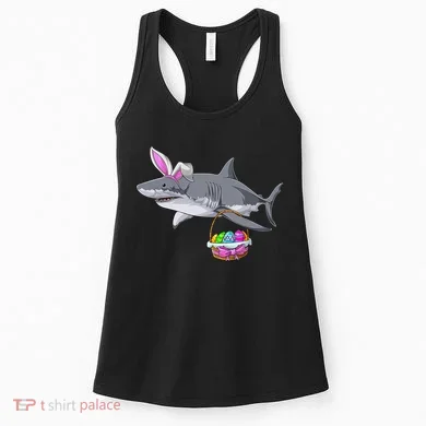 Easter Egg Hunt Shark Women's Tank Top