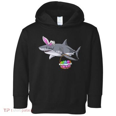 Easter Egg Hunt Shark Toddler Hoodie