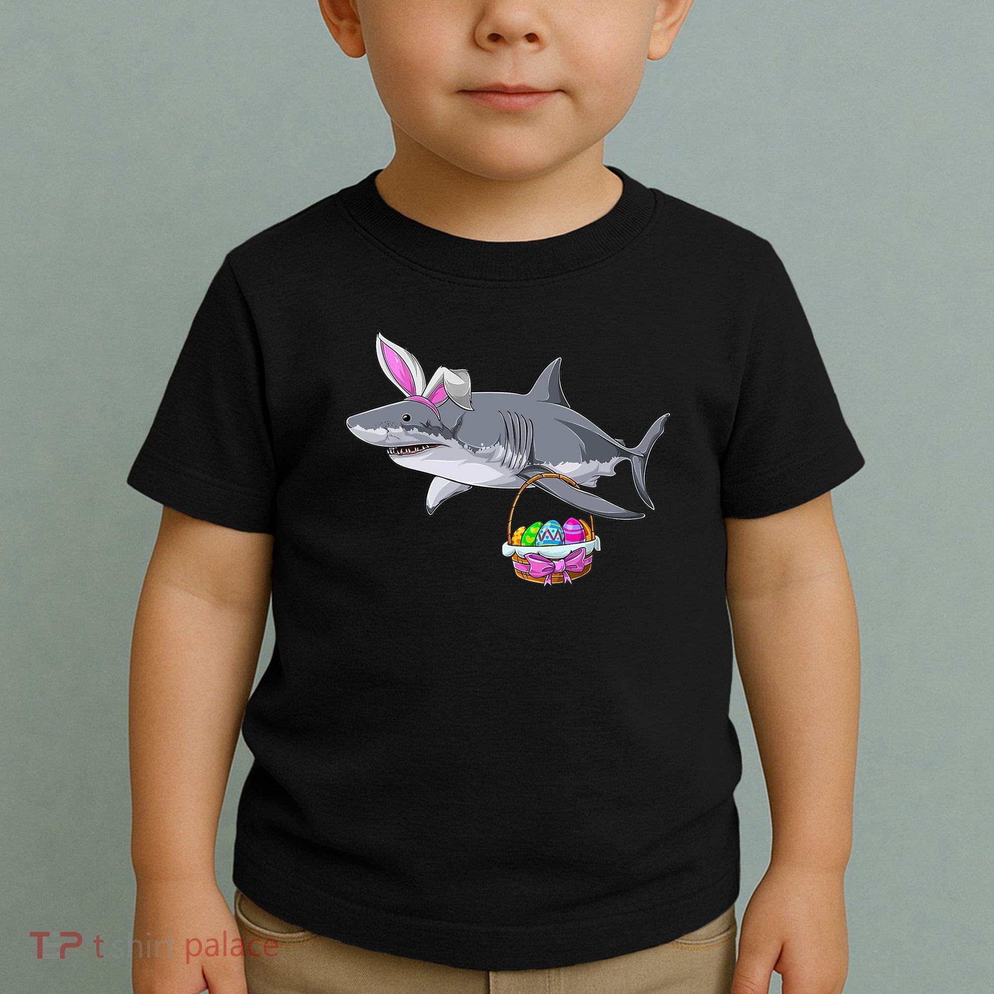 Easter Egg Hunt Shark Toddler T-Shirt