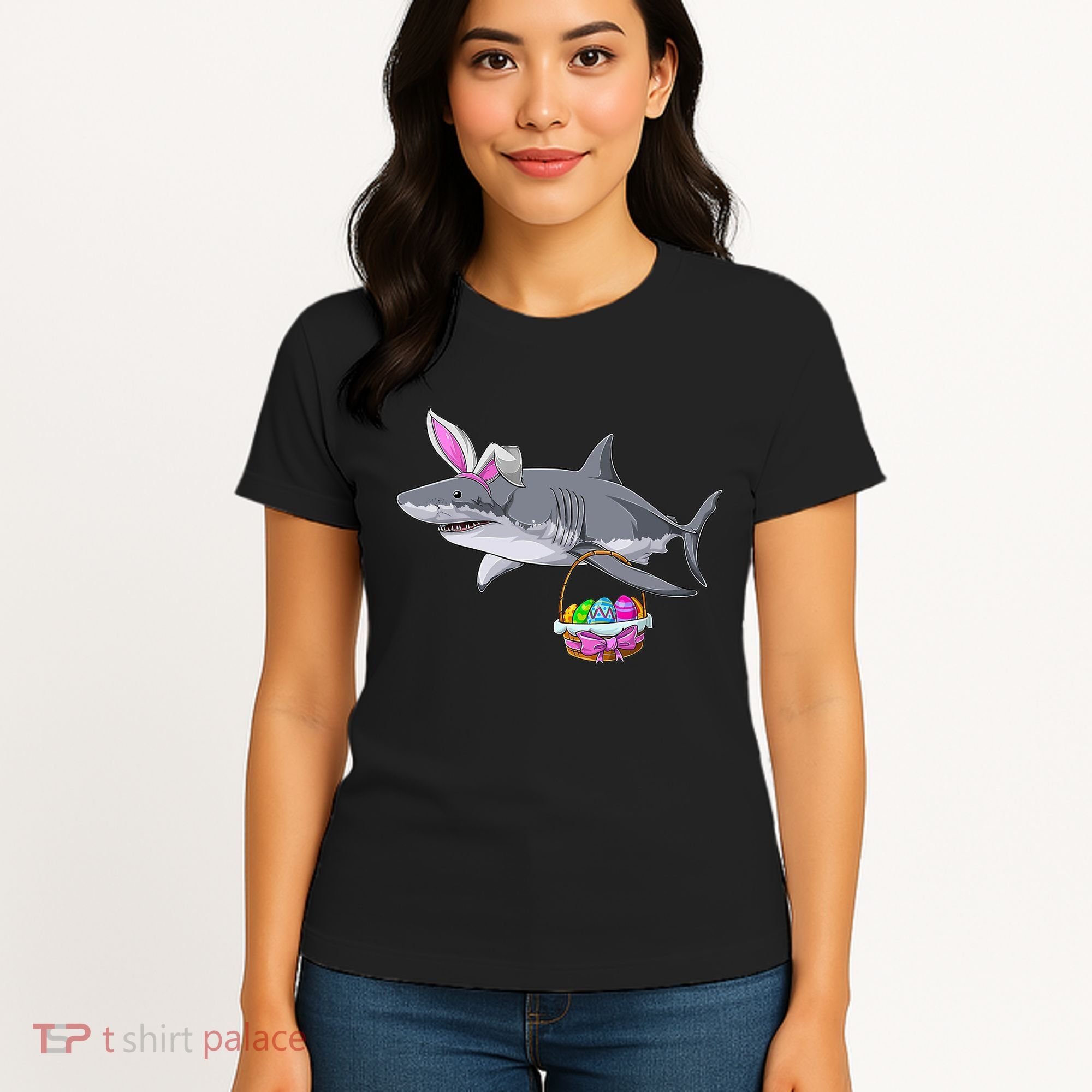 Easter Egg Hunt Shark Women's T-Shirt