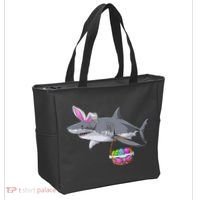 Easter Egg Hunt Shark Tote Bag thumb 2
