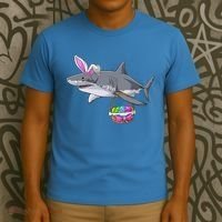 Easter Egg Hunt Shark T-Shirt thumb 3