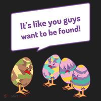 Easter Egg Hunt Funny Camo Eggs Want To Be Found Women's Sweatshirt thumb 2