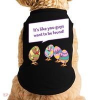 Easter Egg Hunt Funny Camo Eggs Want To Be Found Doggie Tank thumb 0