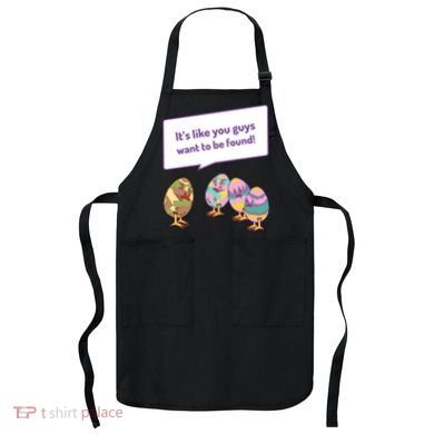 Easter Egg Hunt Funny Camo Eggs Want To Be Found Apron