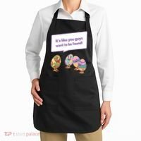 Easter Egg Hunt Funny Camo Eggs Want To Be Found Apron thumb 2
