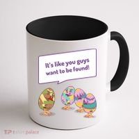 Easter Egg Hunt Funny Camo Eggs Want To Be Found Coffee Mug thumb 1