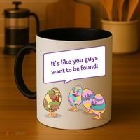 Easter Egg Hunt Funny Camo Eggs Want To Be Found Coffee Mug thumb 4