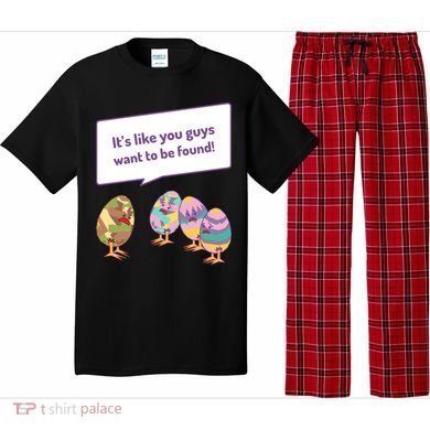 Easter Egg Hunt Funny Camo Eggs Want To Be Found Pajama Set