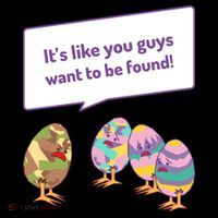 Easter Egg Hunt Funny Camo Eggs Want To Be Found Women's Hoodie thumb 2