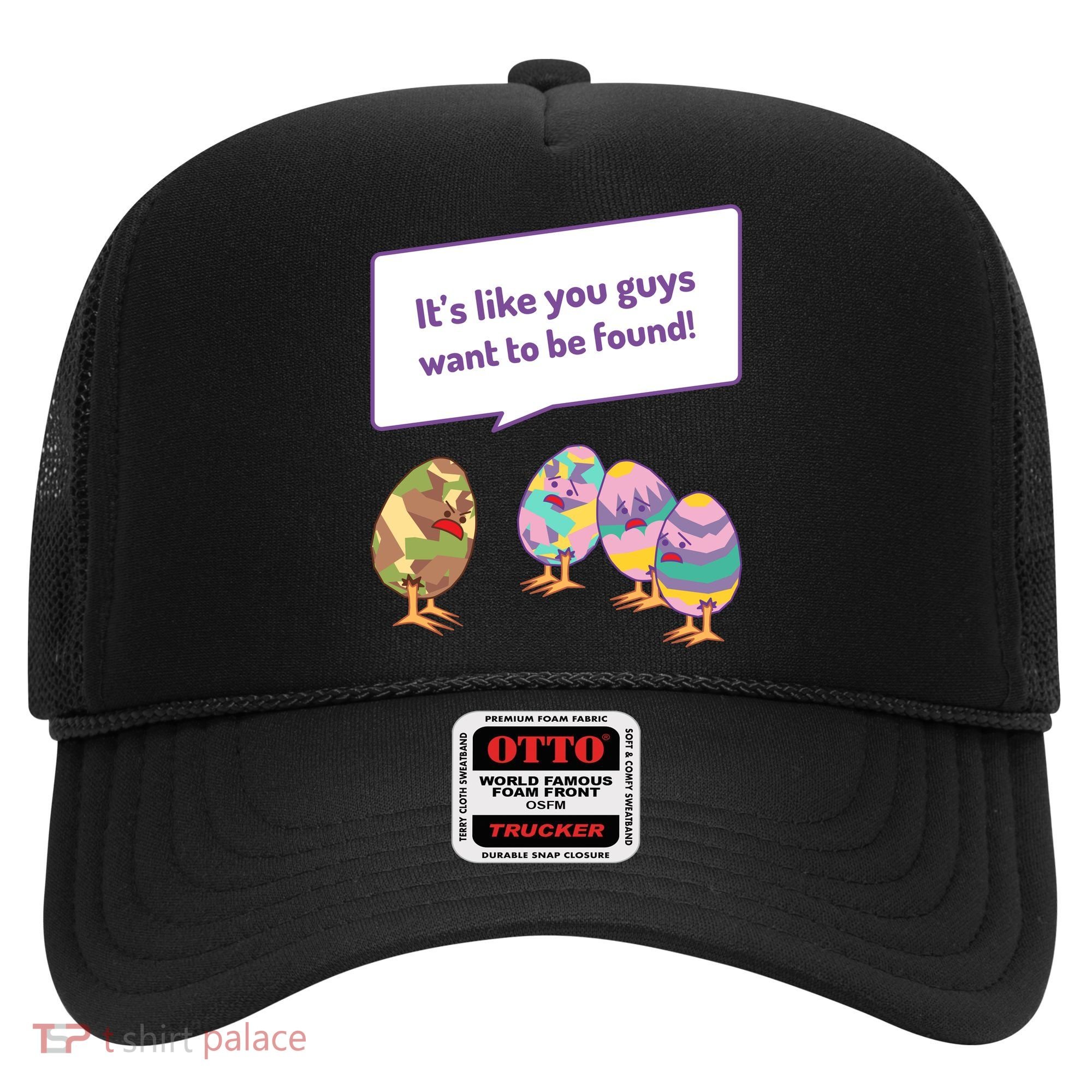 Easter Egg Hunt Funny Camo Eggs Want To Be Found Hat