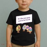 Easter Egg Hunt Funny Camo Eggs Want To Be Found Toddler T-Shirt thumb 2
