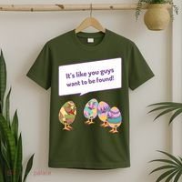 Easter Egg Hunt Funny Camo Eggs Want To Be Found T-Shirt thumb 2