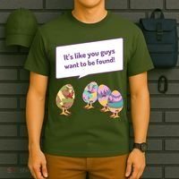 Easter Egg Hunt Funny Camo Eggs Want To Be Found T-Shirt thumb 6
