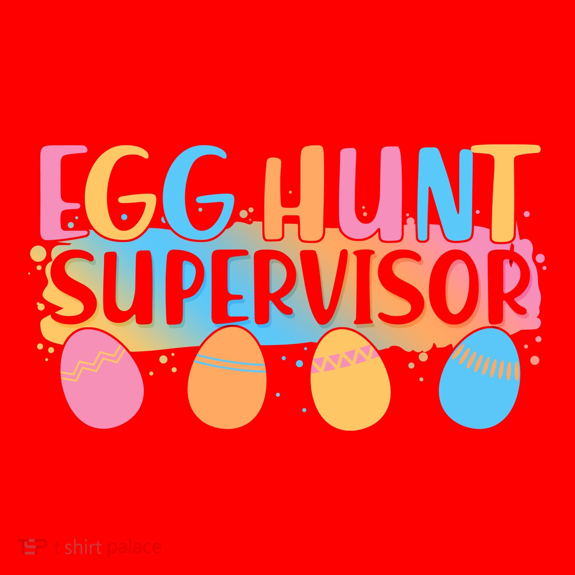 Easter Egg Hunt Supervisor Santa Hat