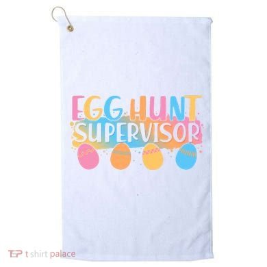 Easter Egg Hunt Supervisor Golf Towel