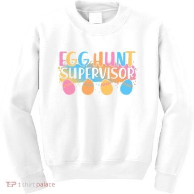 Easter Egg Hunt Supervisor Kids Sweatshirt