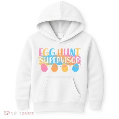 Easter Egg Hunt Supervisor Kids Hoodie