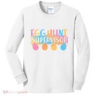 Easter Egg Hunt Supervisor Kids Long Sleeve Shirt thumb 0