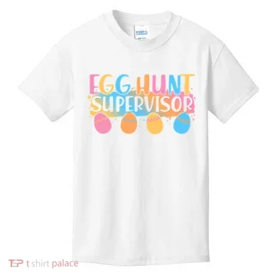 Easter Egg Hunt Supervisor Kids T-Shirt