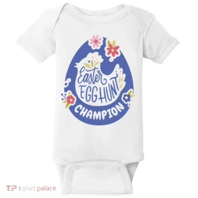 Easter Egg Hunt Champion Baby Bodysuit