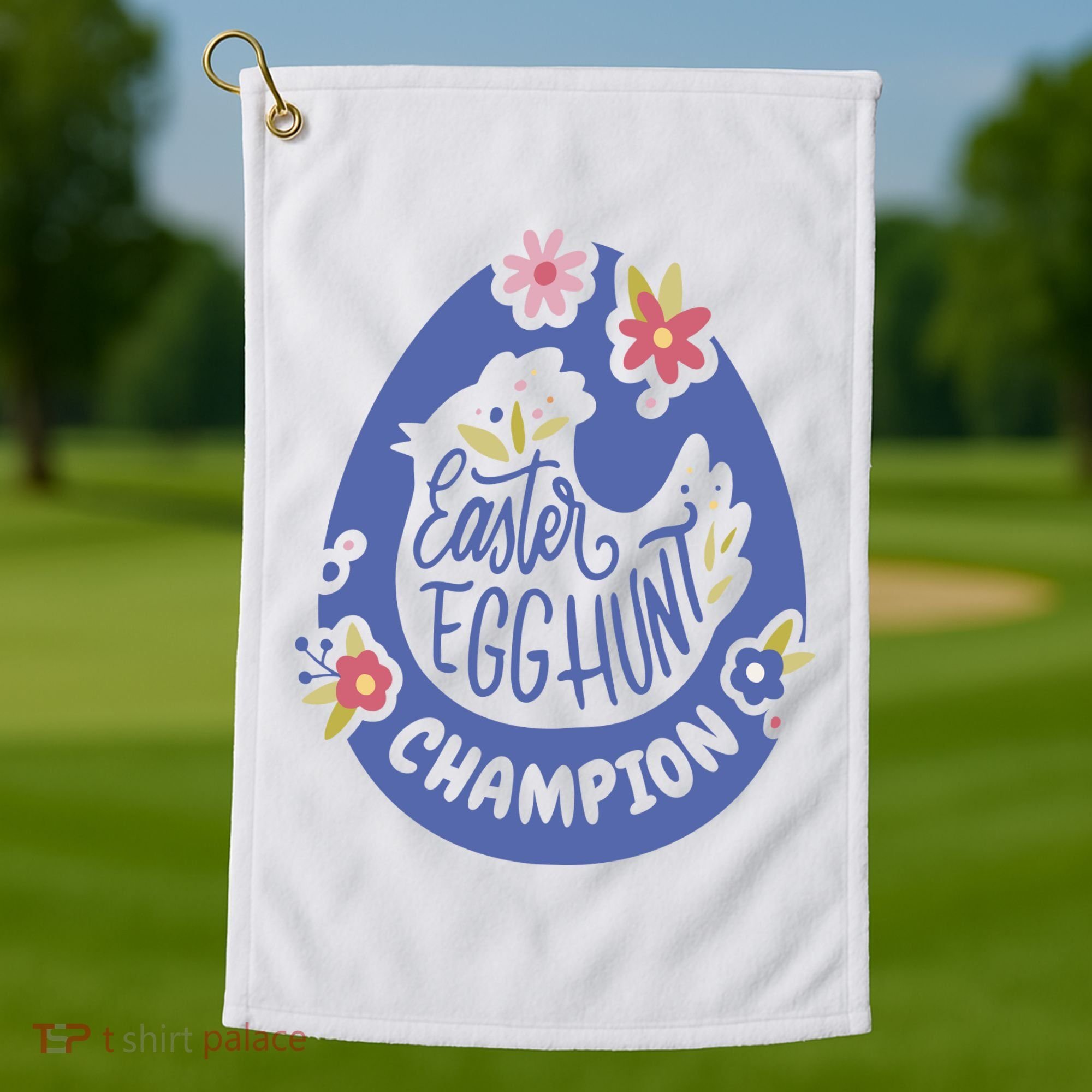 Easter Egg Hunt Champion Golf Towel