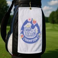 Easter Egg Hunt Champion Golf Towel thumb 2