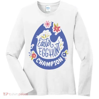 Easter Egg Hunt Champion Women's Long Sleeve Shirt